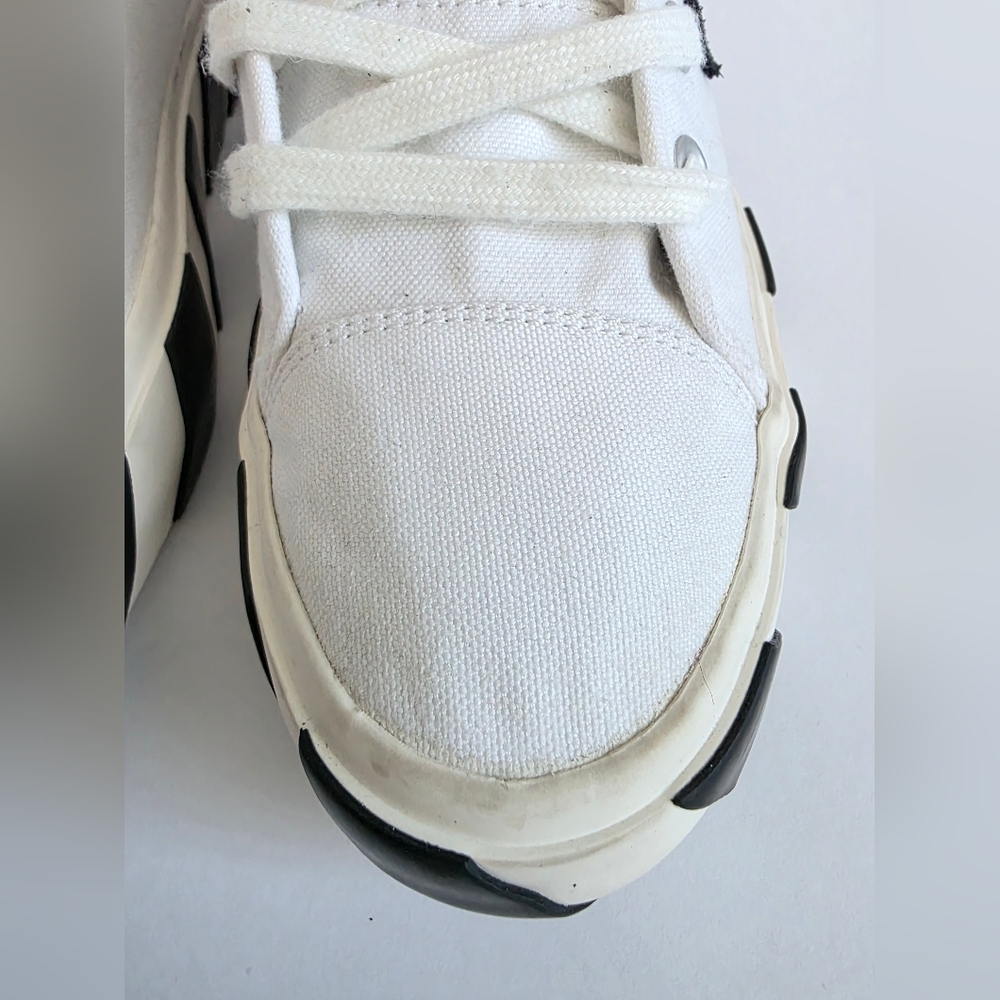 Off-White Mid Top Vulcanized Sneakers Size 42 - Picture 9 of 11